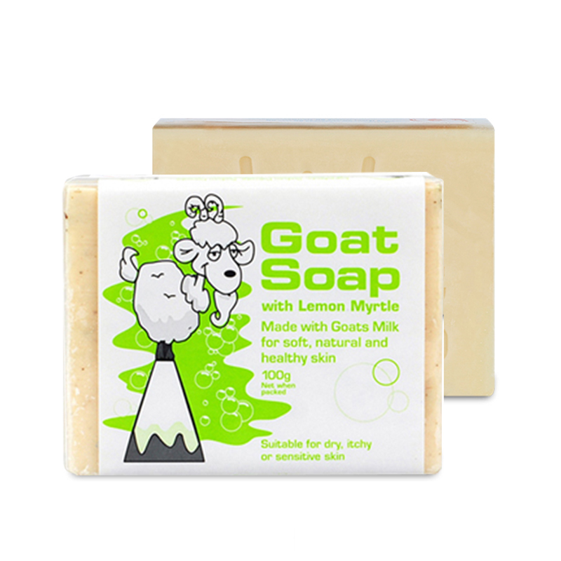 Goat Soap 澳洲版羊奶皂 柠檬香桃味 100g